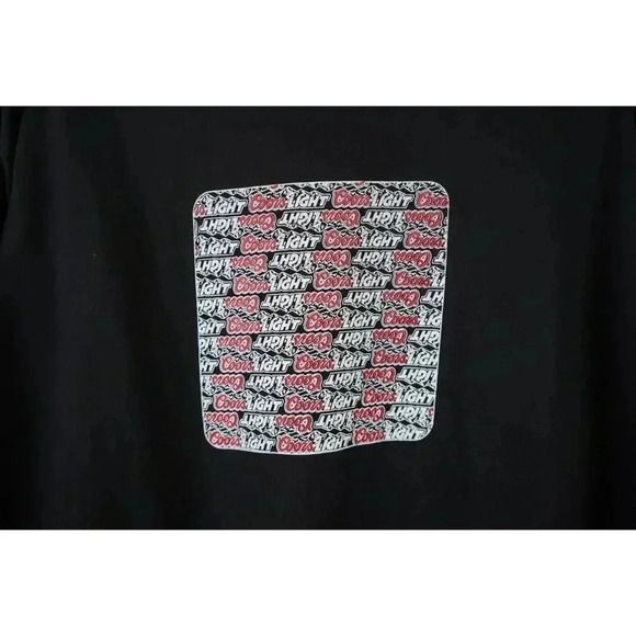 Black Ride Snowboard Long Sleeve Coors Light Tshirt XL - Picture 3 of 4